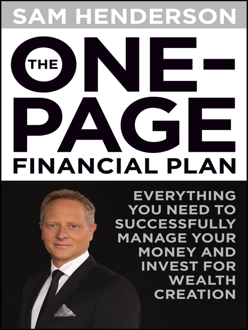 Title details for The One Page Financial Plan by Sam Henderson - Available